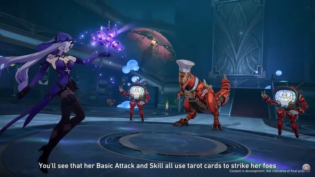 Black Swan in combat in Honkai Star Rail