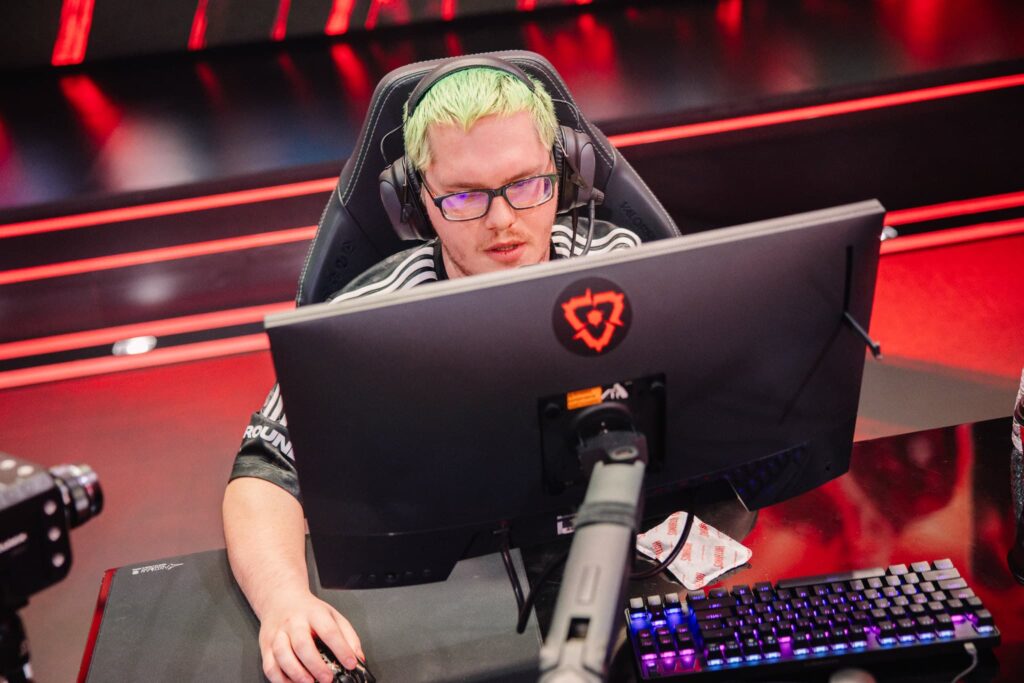 Boostio of 100 Thieves competes at VCT Americas Kickoff on Day 4 of Week 1 at Riot Games Arena on February 19, 2024. 