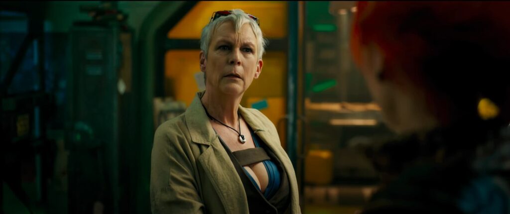 Jamie Lee Curtis in the Borderlands movie.