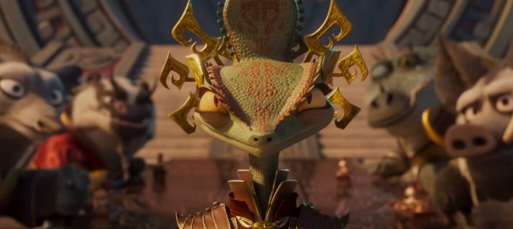 Chameleon in Kung Fu Panda 4