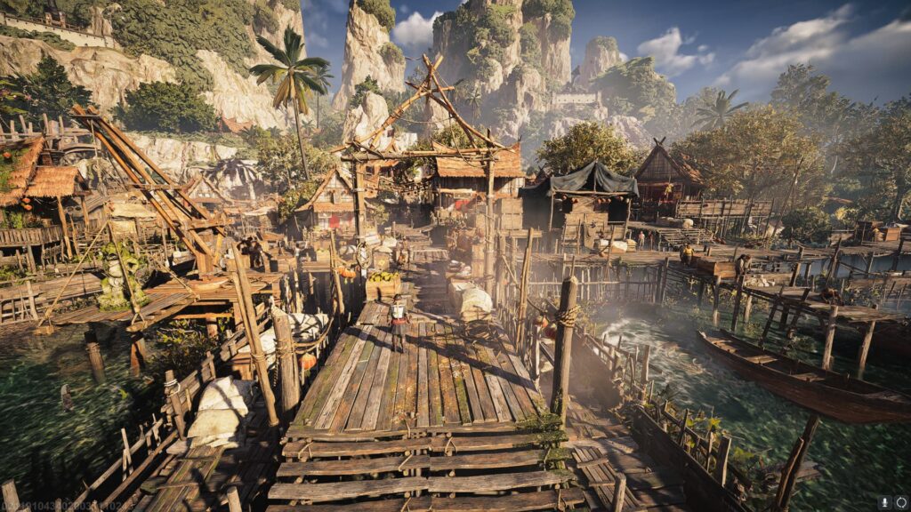 A look at the dock area of Telok Penjarah.