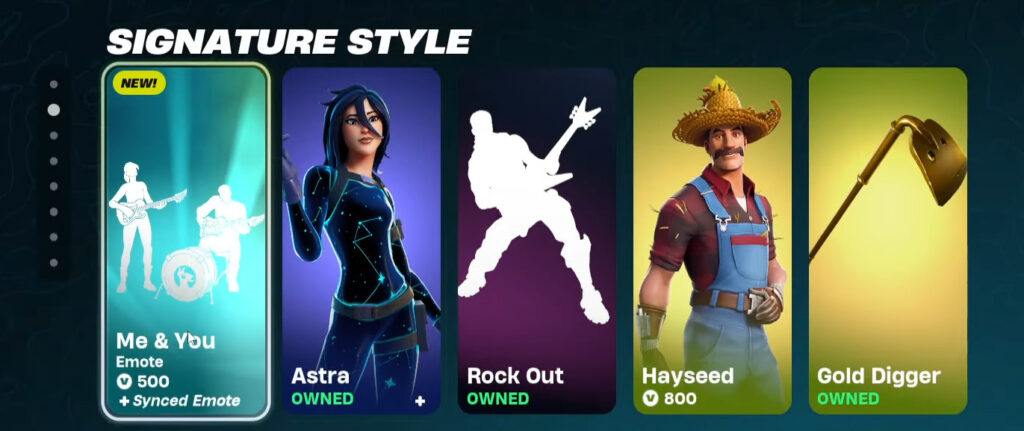 Fortnite Me & You emote