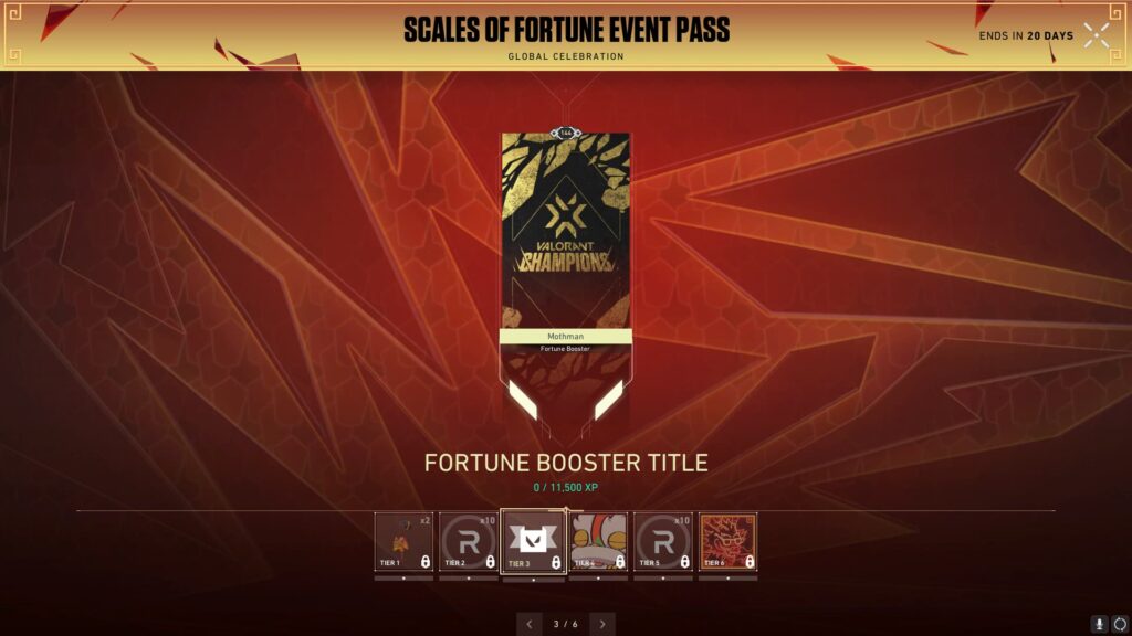 The Fortune Booster Title.