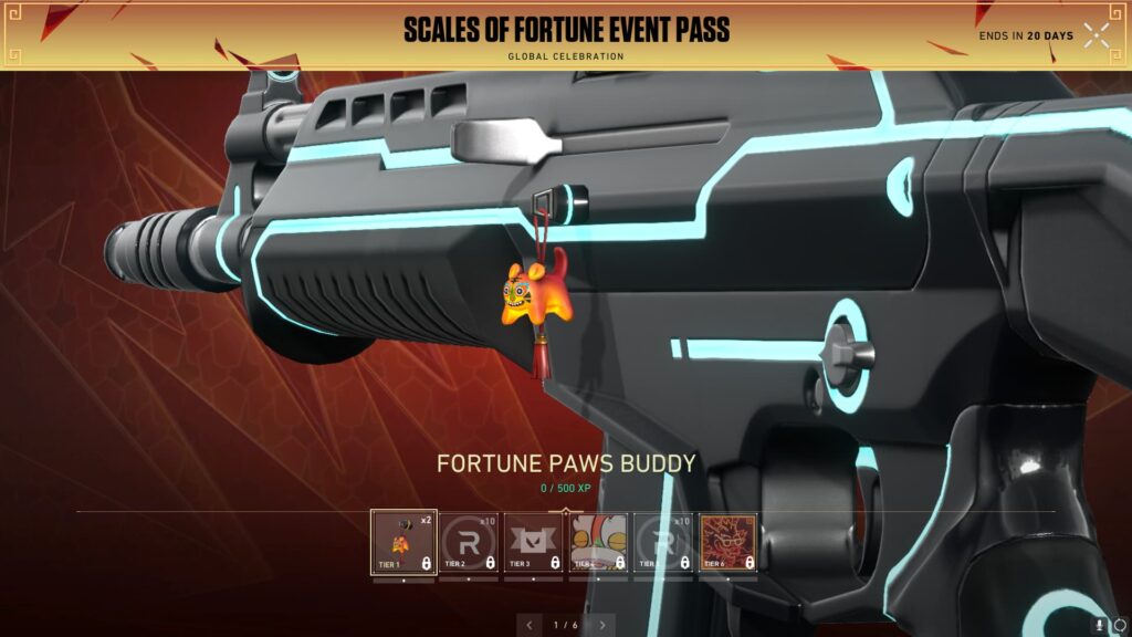 The Fortune Paws Buddy.