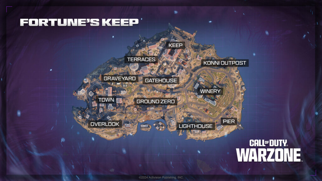 Fortune's Keep Map