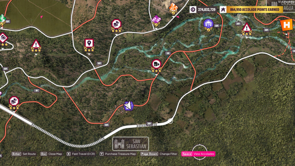 Map screenshot 