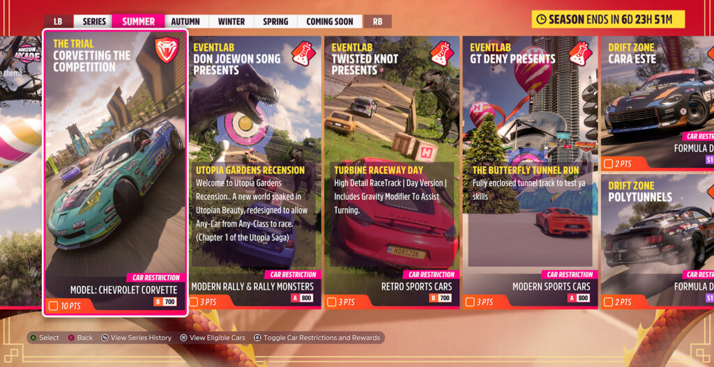 You can easily get 16 playlist points for the Summer Playlist in Forza Horizon 5 Series 30 by completing the trial and the Eventlab activities.
