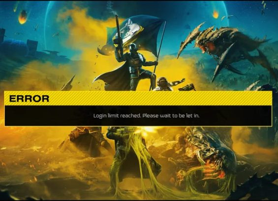 Helldivers 2 Server at Capacity Error
