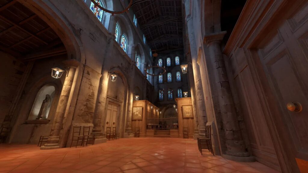 The inside of the Church area of Inferno in Counter-Strike 2.