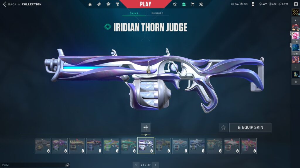 The Iridian Thorn Judge.