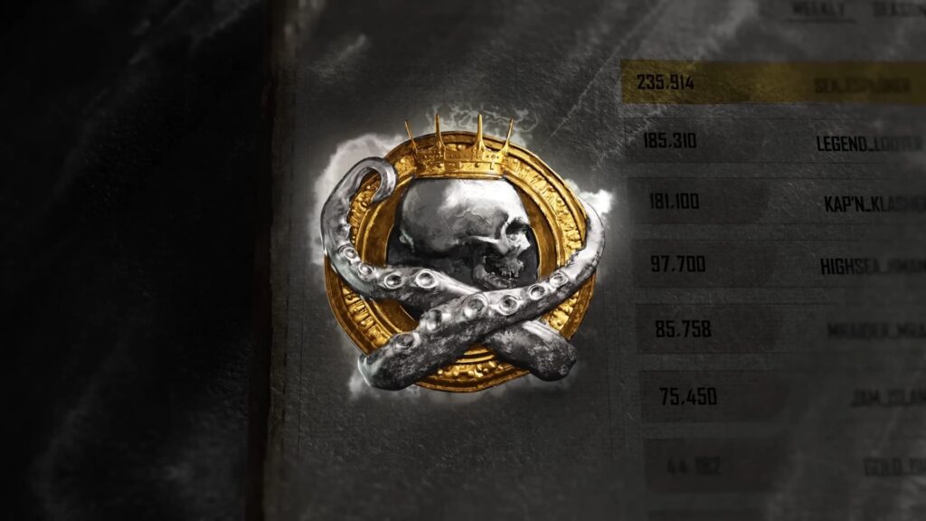 The Kingpin Infamy Rank logo with the leaderboard behind it.