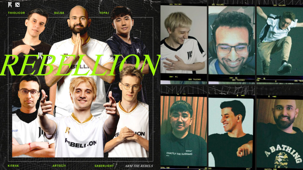 Kitrak with the new Shopify Rebellion roster (Image by Shopify Rebellion)