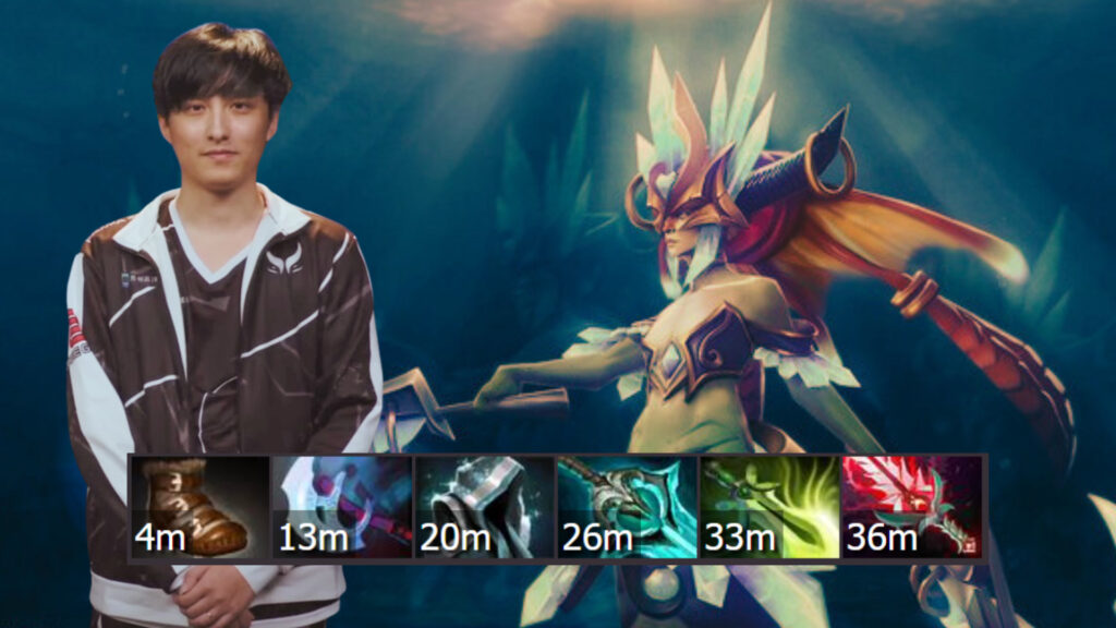 Naga Siren is Ame's GOAT hero (Image via BetBoom Dacha)