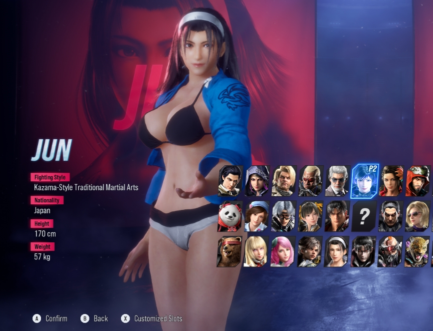 SFV Laura theme mod for Jun Kazama