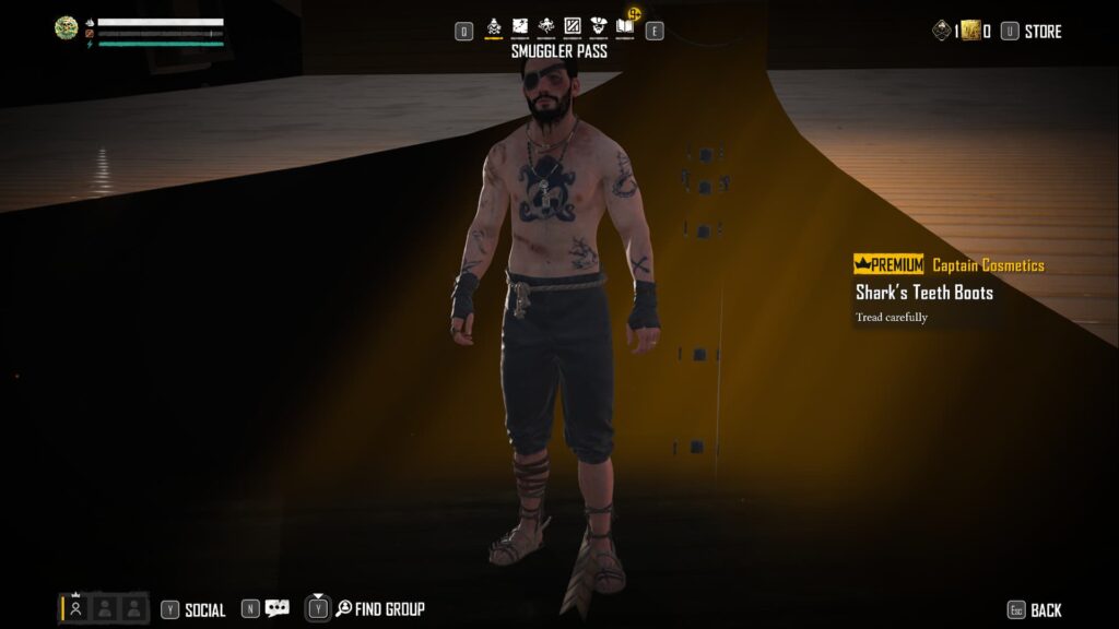 Shark's Teeth Boots.