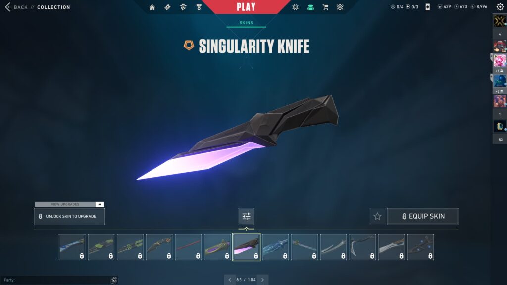 The Singularity Knife.