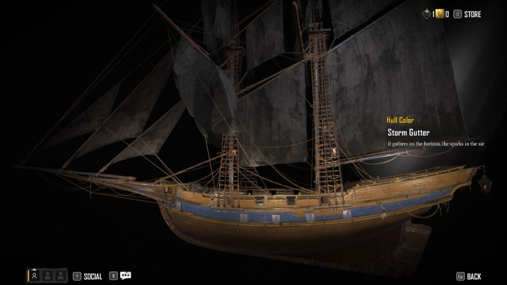 Storm Gutter in the Skull and Bones Season 1 Smuggler Pass.