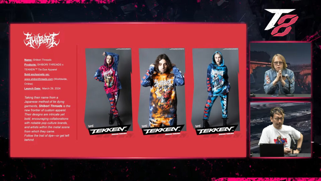 Shibori Threads Tekken 8 Merch