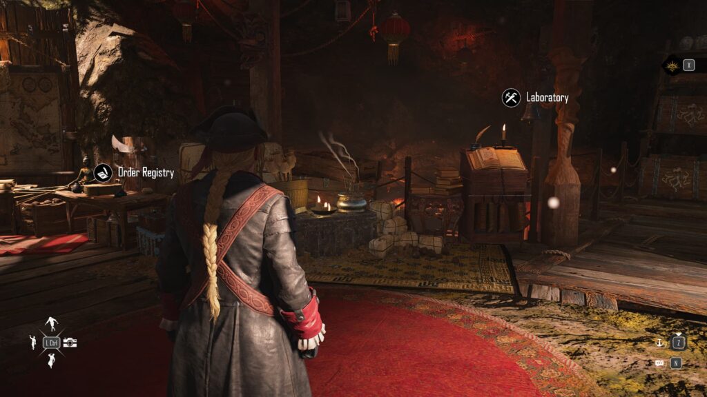 The interior of the Helm on Telok Penjarah.