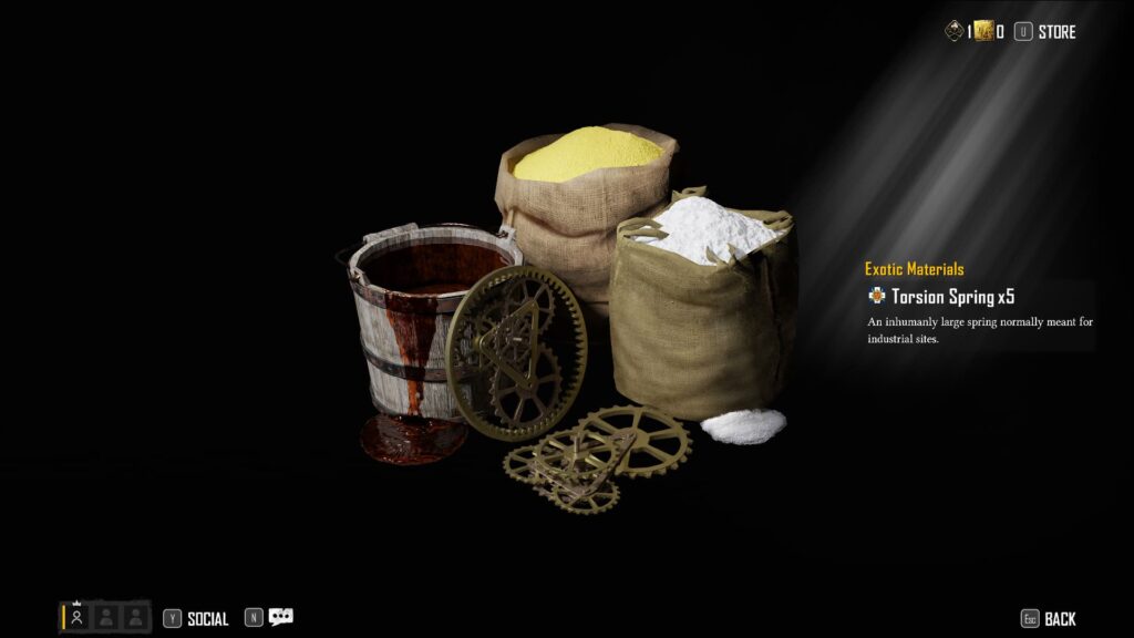 Torsion Spring x5 in the Skull and Bones Season 1 Smuggler Pass.