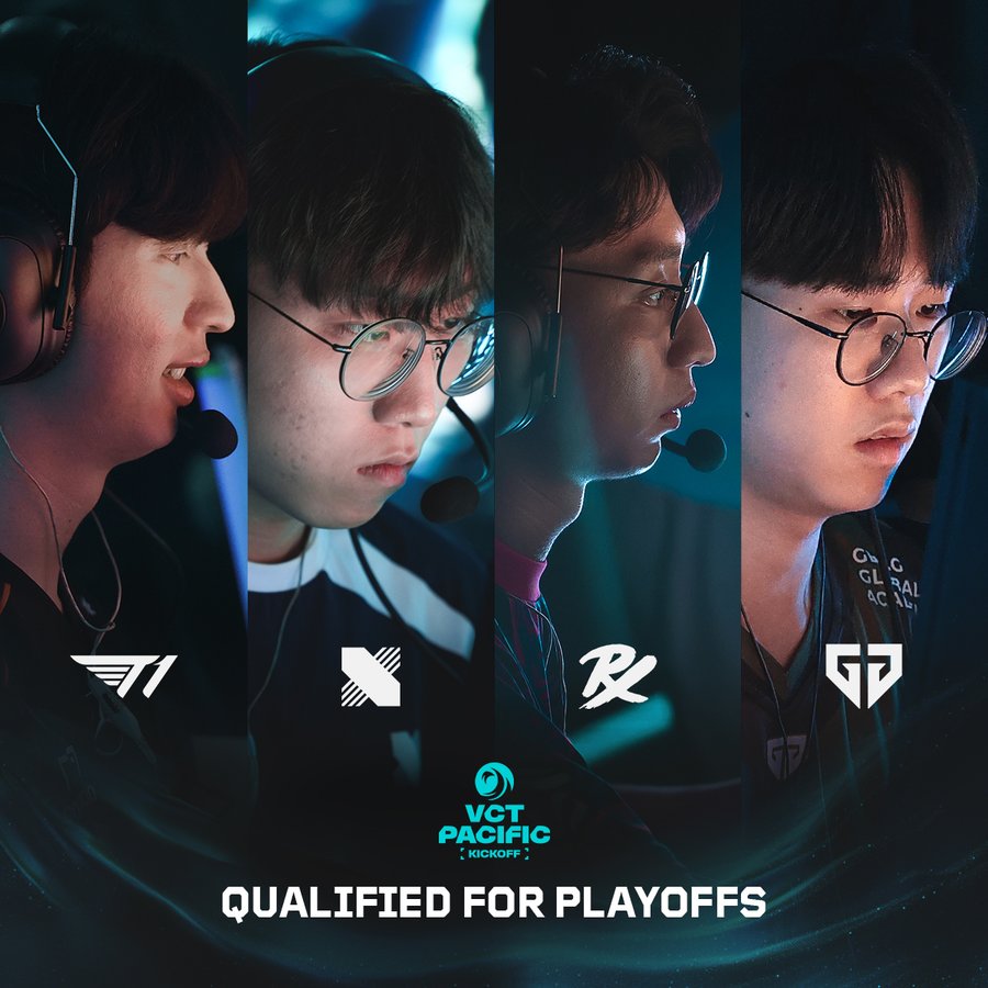 VCT Pacific Kickoff Playoffs brackets