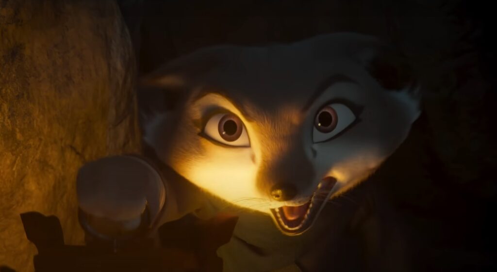Zhen voiced by Awkwafina is a fox in Kung Fu Panda 4