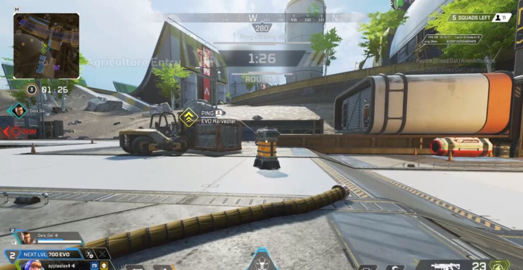 An EVO Harvester on Olympus