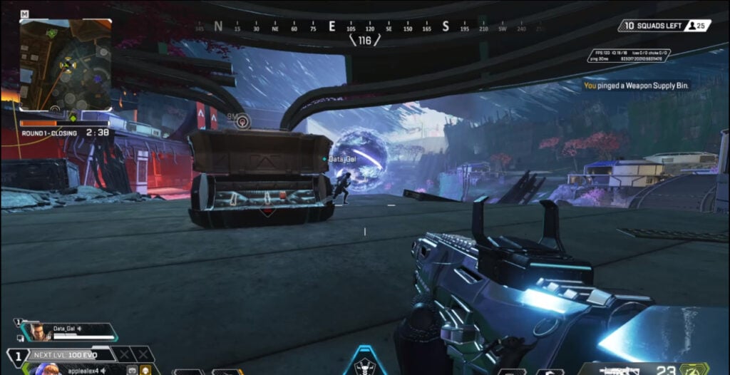 Bangalore and other Assault Class Legends gain EVO points by opening Weapon Supply Bins