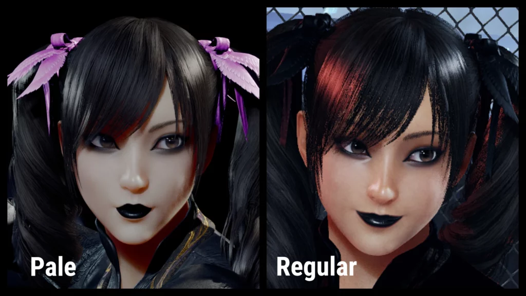 Goth mod for Xiaoyu from Tekken 8