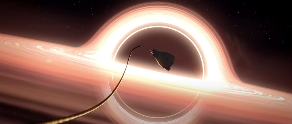 Horizon's ship being untethered by Dr. Reid in Promise, stories from the outlands