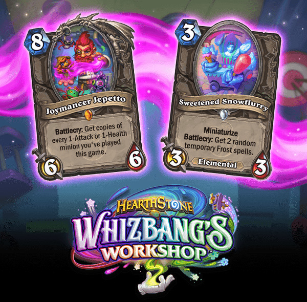 Joymancer Jepetto and Sweetened Snowflurry were revealed in an email