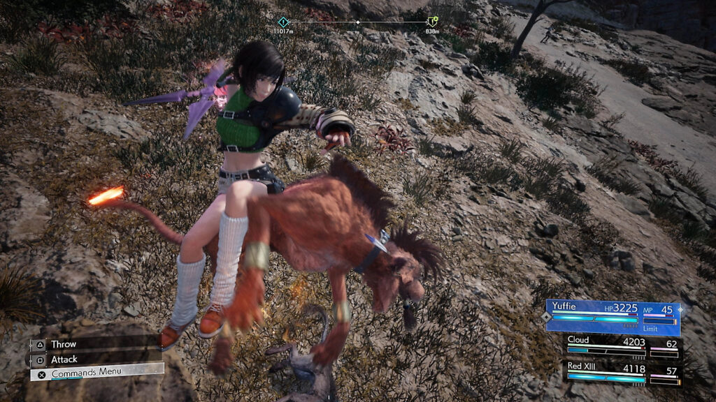 Yuffie and Red XIII in Final Fantasy 7 Rebirth 