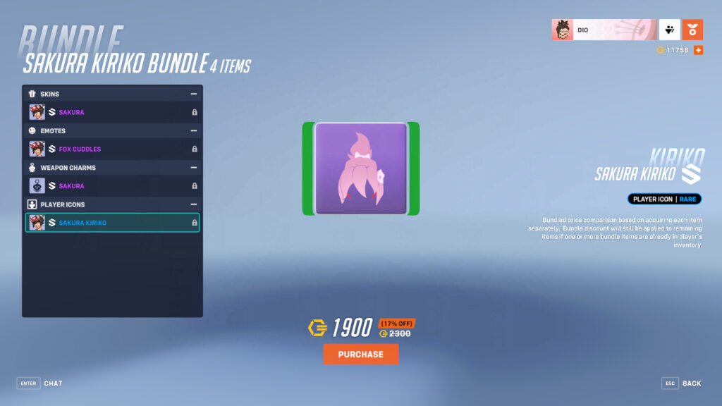 Sakura Kiriko player icon 