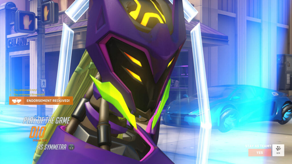 You can endorse players after a match