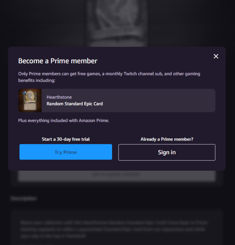 How to become a Prime Gaming member for free