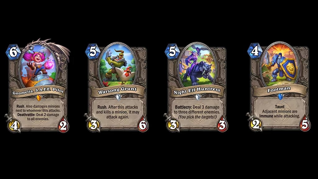 Hearthstone Warcraft Rumble cards 