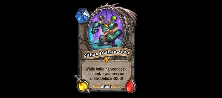 Zilliax 3000 Deluxe from the new Hearthstone expansion