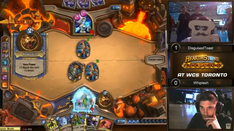 Disguised Toast at the WCS Toronto Hearthstone Fireside Gathering