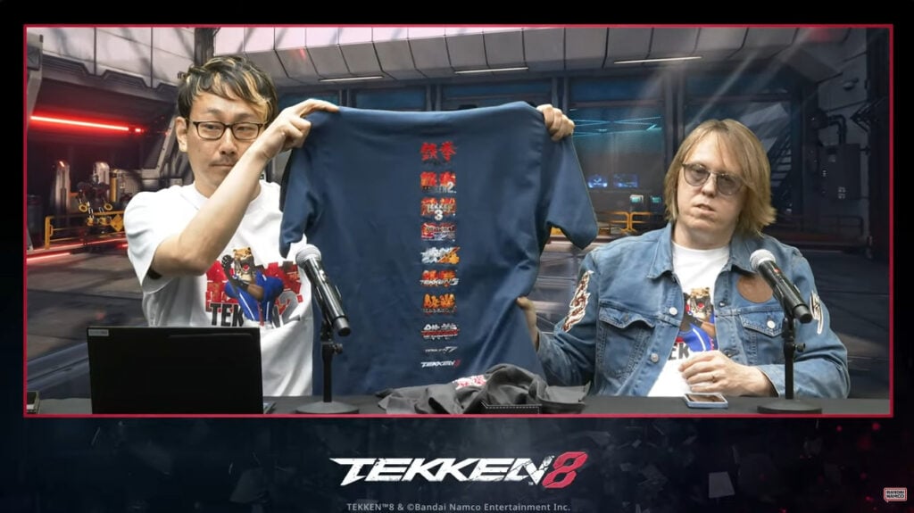 Tekken x Uniqlo t-shirt design