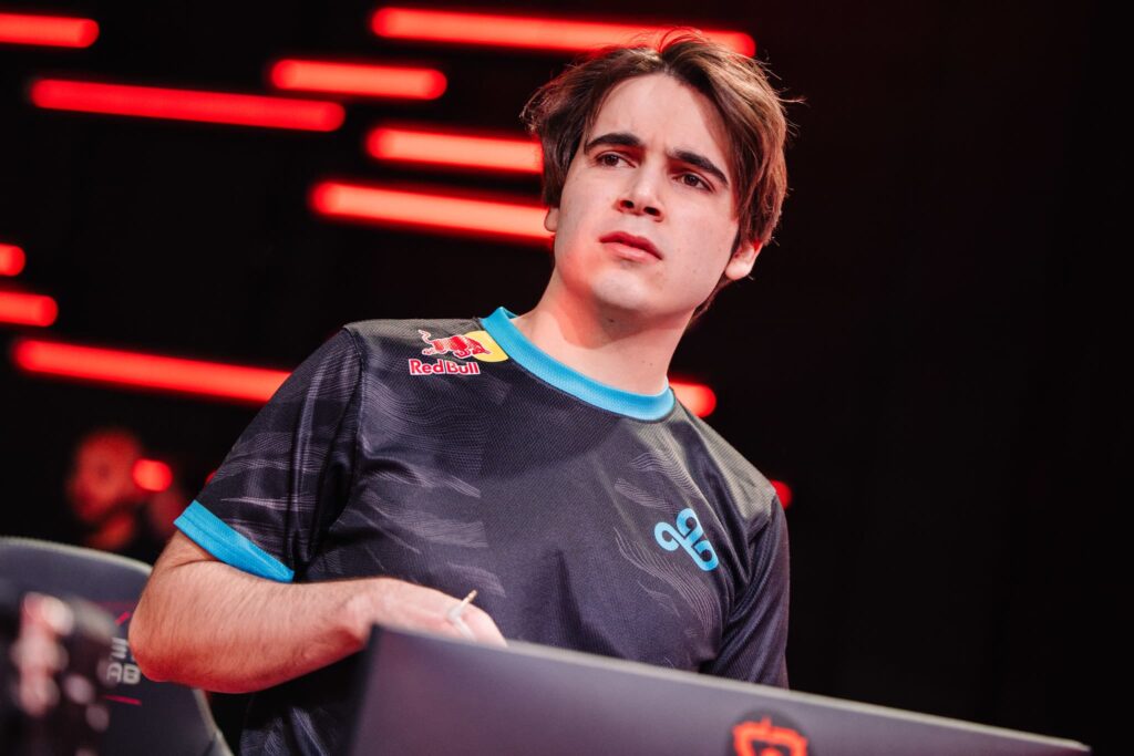 jakee of Cloud9 competes at VCT Americas Kickoff on Day 1 of Week 2 at Riot Games Arena on February 23, 2024.