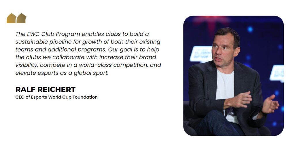 Quote from Ralf Reichert about the EWC Club Program