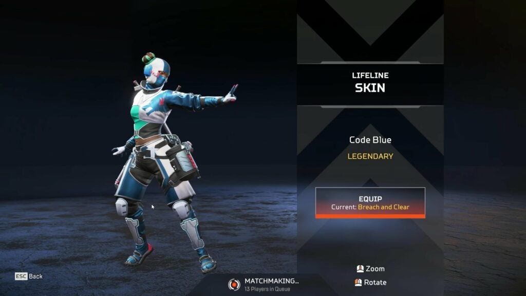 Apex Legends Breakout Battle Pass skin for Lifeline
