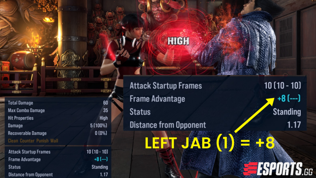 Frame Data Info in Tekken 8
