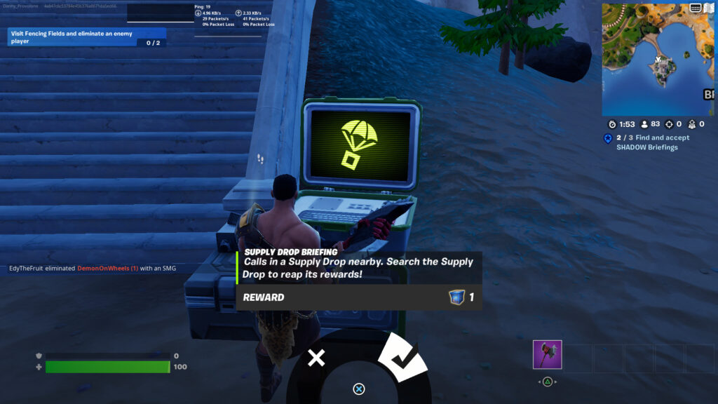 Shadow Briefings Fortnite Supply Drop