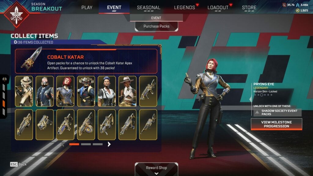 Cobalt Katar Apex Legends Universal Heirloom