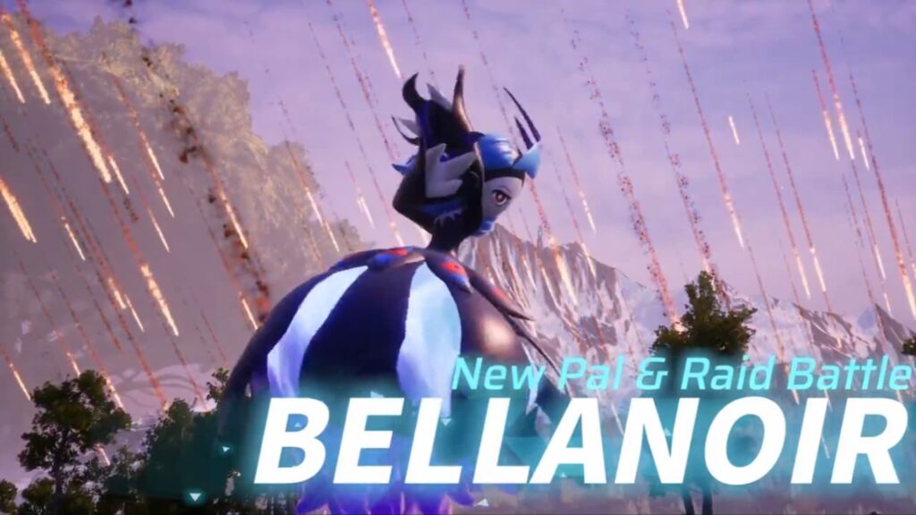 Bellanoir, the first new Pal and Raid in Palworld.