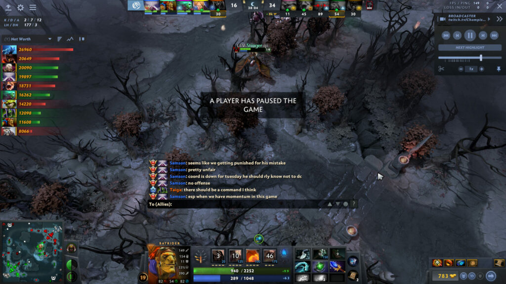 Sammyboy: Seems like we are getting punished for his mistake, pretty unfair. Coordinator is down for Tuesday, he should know not to disconnect. No offense.