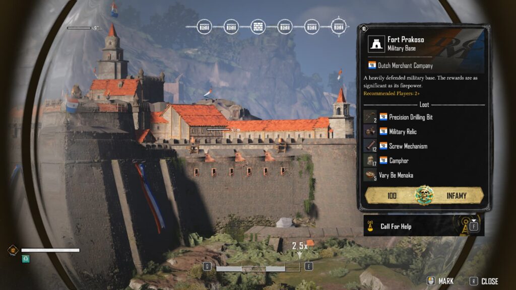 Fort Prakoso shows a Precision Drilling Bit as loot if plundered in Skull and Bones.