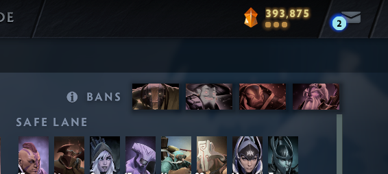 Dota 2 new hero bans system