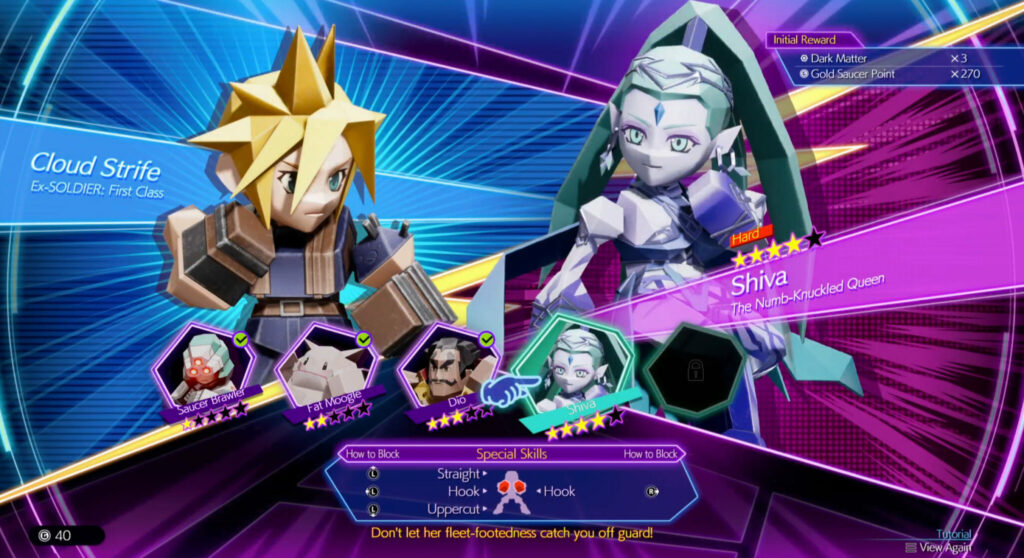 FF7 Rebirth 3D Brawler - Shiva (Image via in-game screen shot)